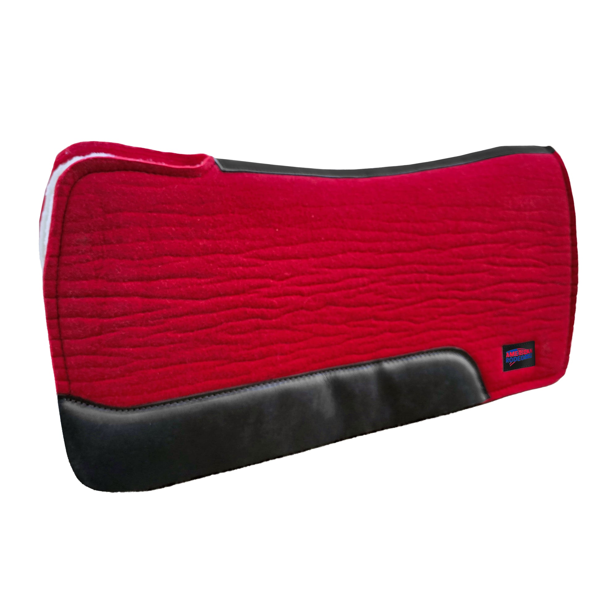 Deluxe Black Saddle Pad Side Angle