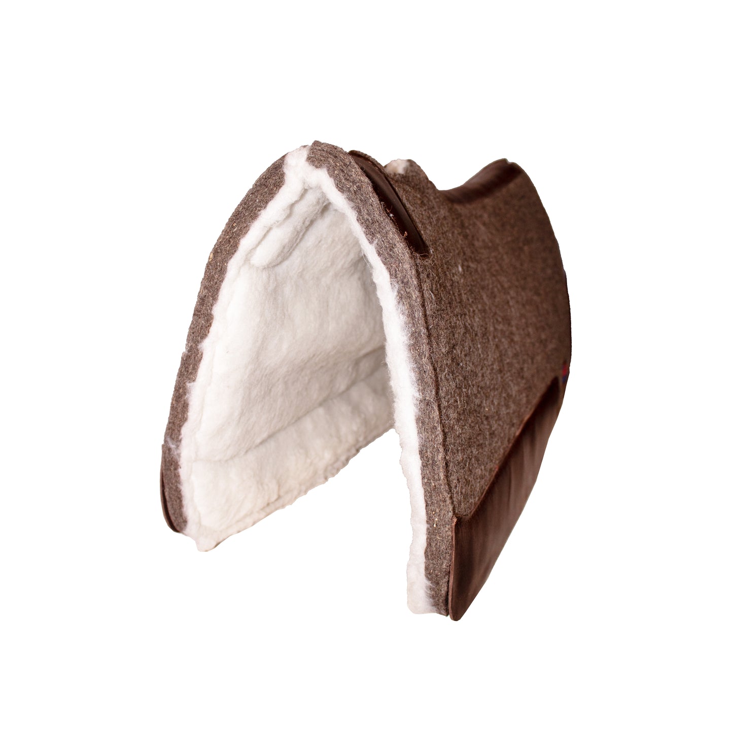 Brown Saddle Pad - Front View